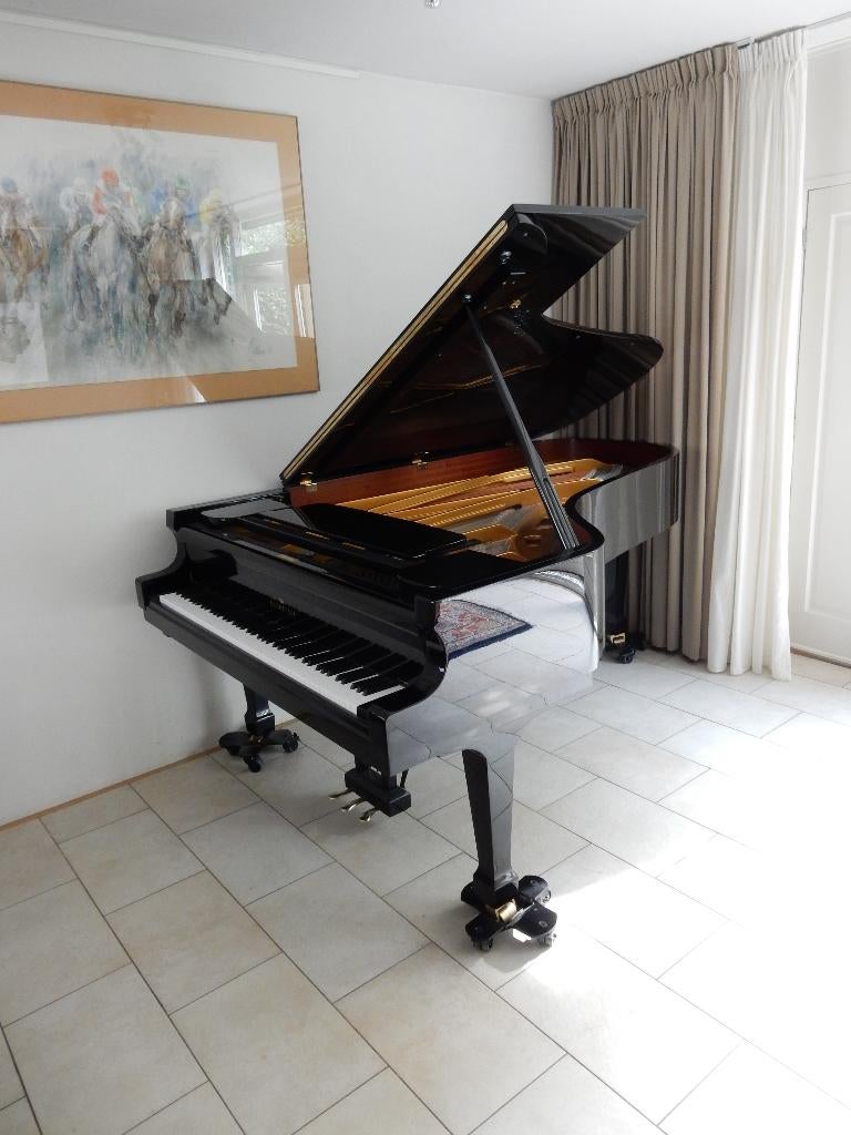 Bechstein Academy vleugel, bj 2007, nieuwprijs 75.000 euro, Ophalen, Zwart, Zo goed als nieuw, Hoogglans