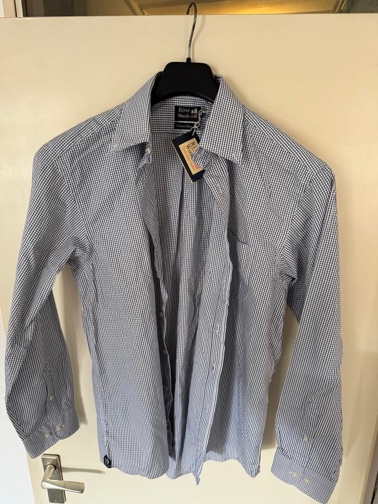 River Woods Overhemd Maat M, Kleding | Heren, Overhemden, Ophalen of Verzenden, Nieuw, Blauw, Halswijdte 39/40 (M)