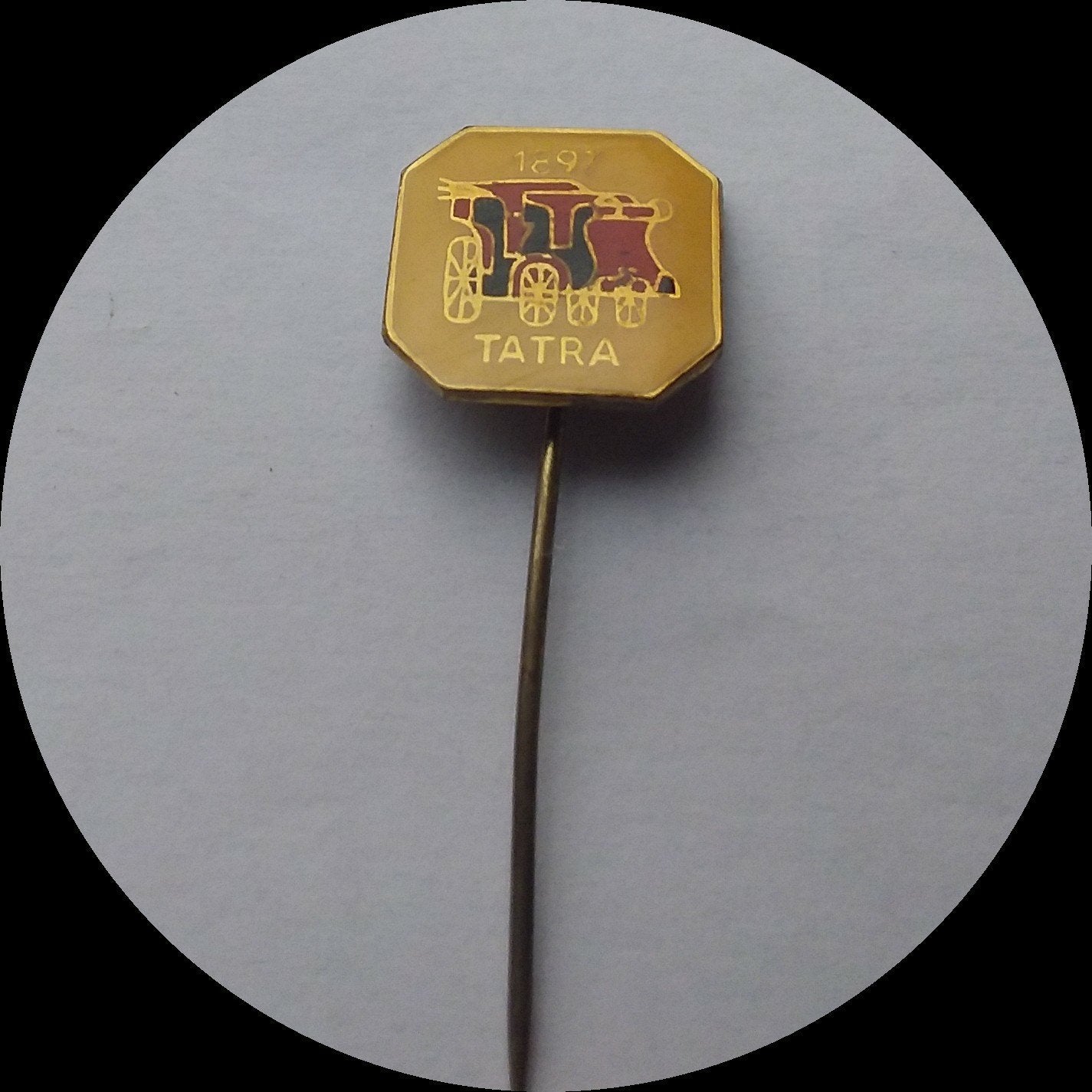 oud TATRA speldje, Ophalen of Verzenden, Zo goed als nieuw, Transport, Speldje of Pin