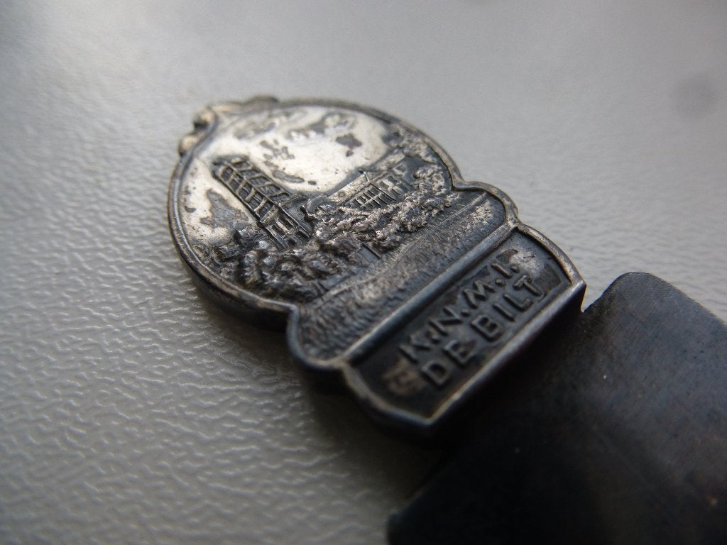 Gero tafelnummer 1 - 12 AVRO NCRV geldclip De Bilt lepelvaas, Antiek en Kunst, Ophalen of Verzenden