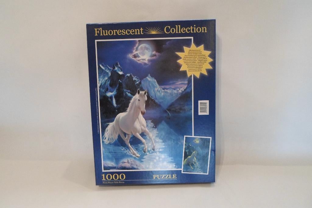 Fluoresent Collection Puzzle, Ophalen of Verzenden, 500 t/m 1500 stukjes, Zo goed als nieuw, Legpuzzel