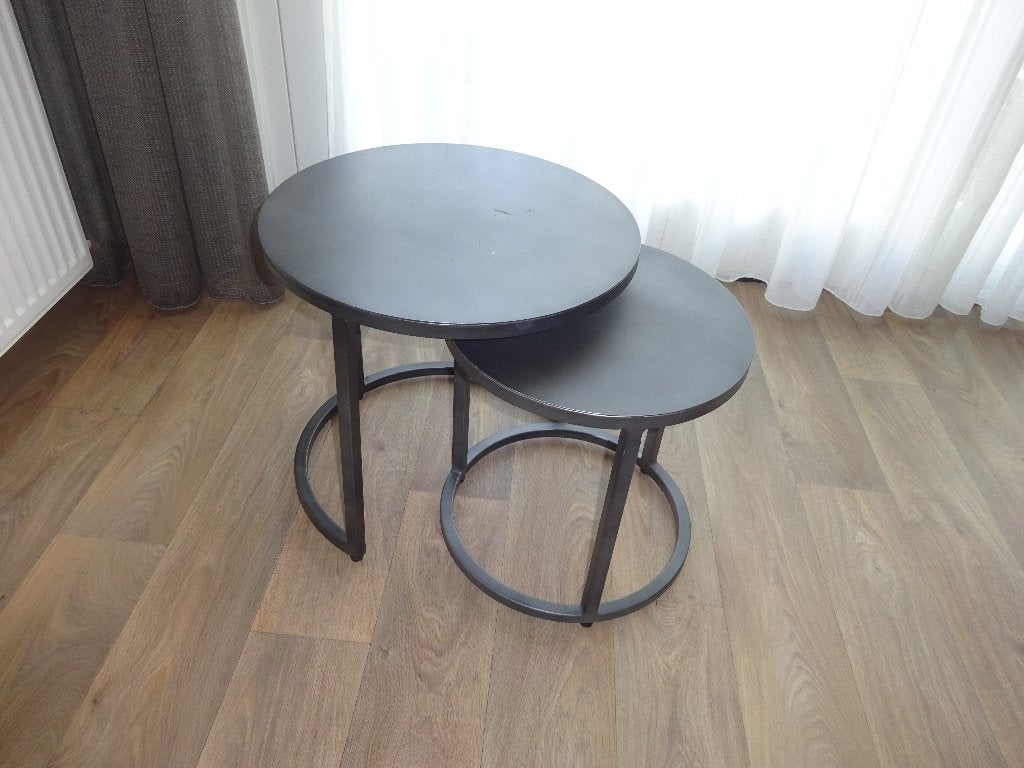 metalen plantentafeltjes, Huis en Inrichting, Minder dan 55 cm, Gebruikt, Metaal of Aluminium, Rond