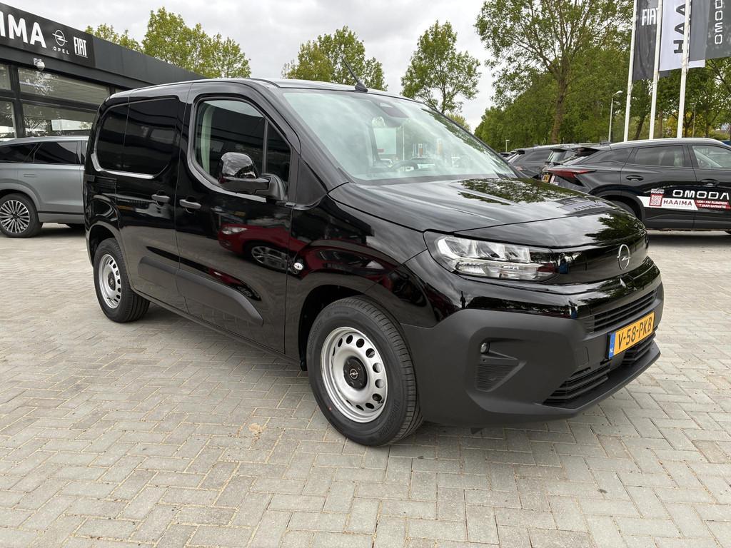 Opel Combo Electric 100Kw L1 50kWh Airconditioning | Stuur &, Auto's, Bestelauto's, Gebruikt, Zwart, Origineel Nederlands, Opel