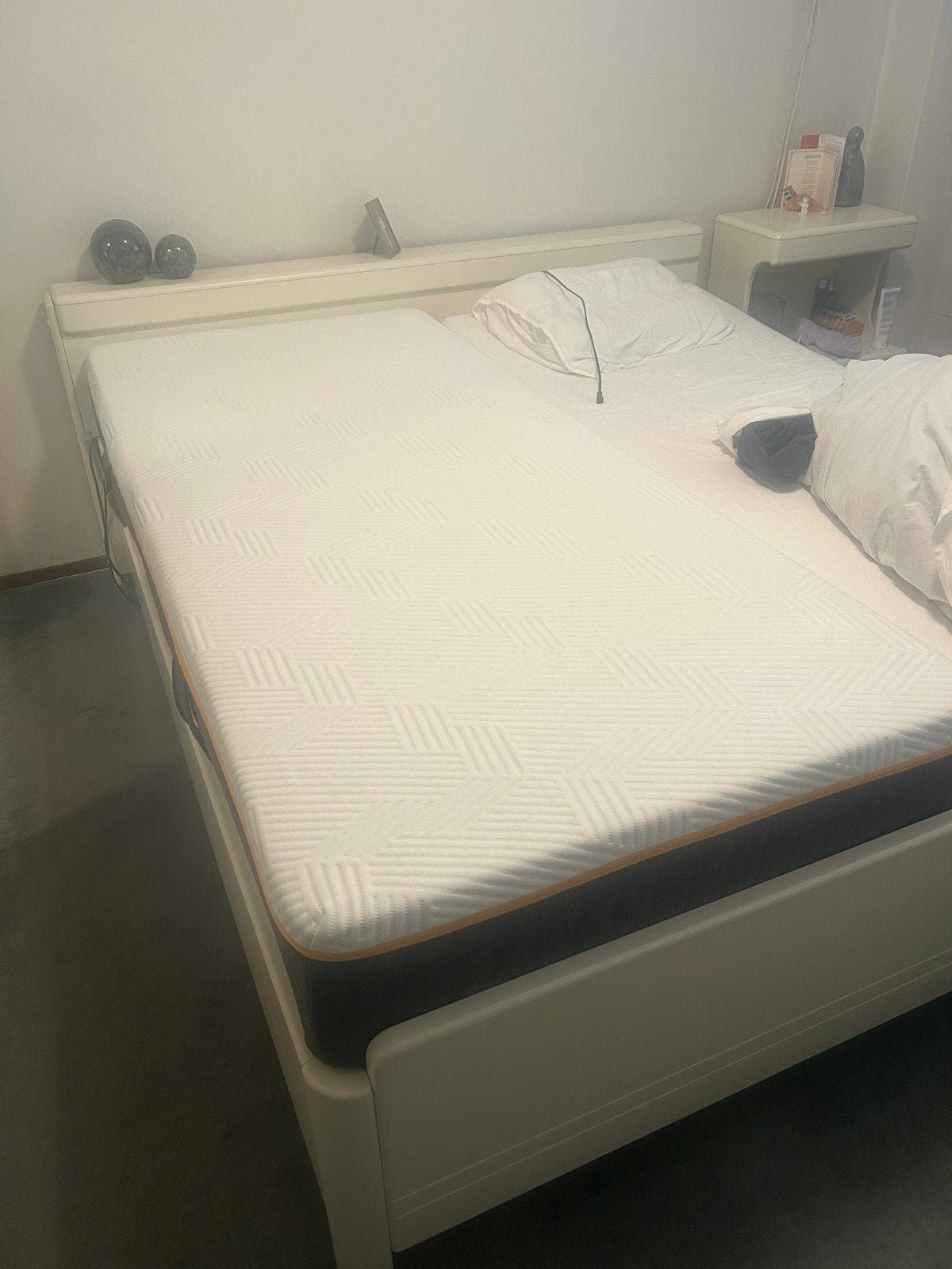 Emma AirGrid Matras 90x200 - Zo goed als nieuw, Ophalen, 90 cm, Eenpersoons, Zo goed als nieuw