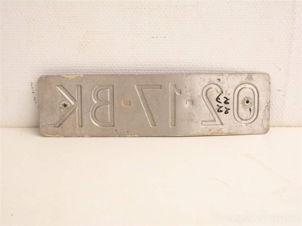 nummerplaat 25831, Ophalen of Verzenden, Gebruikt