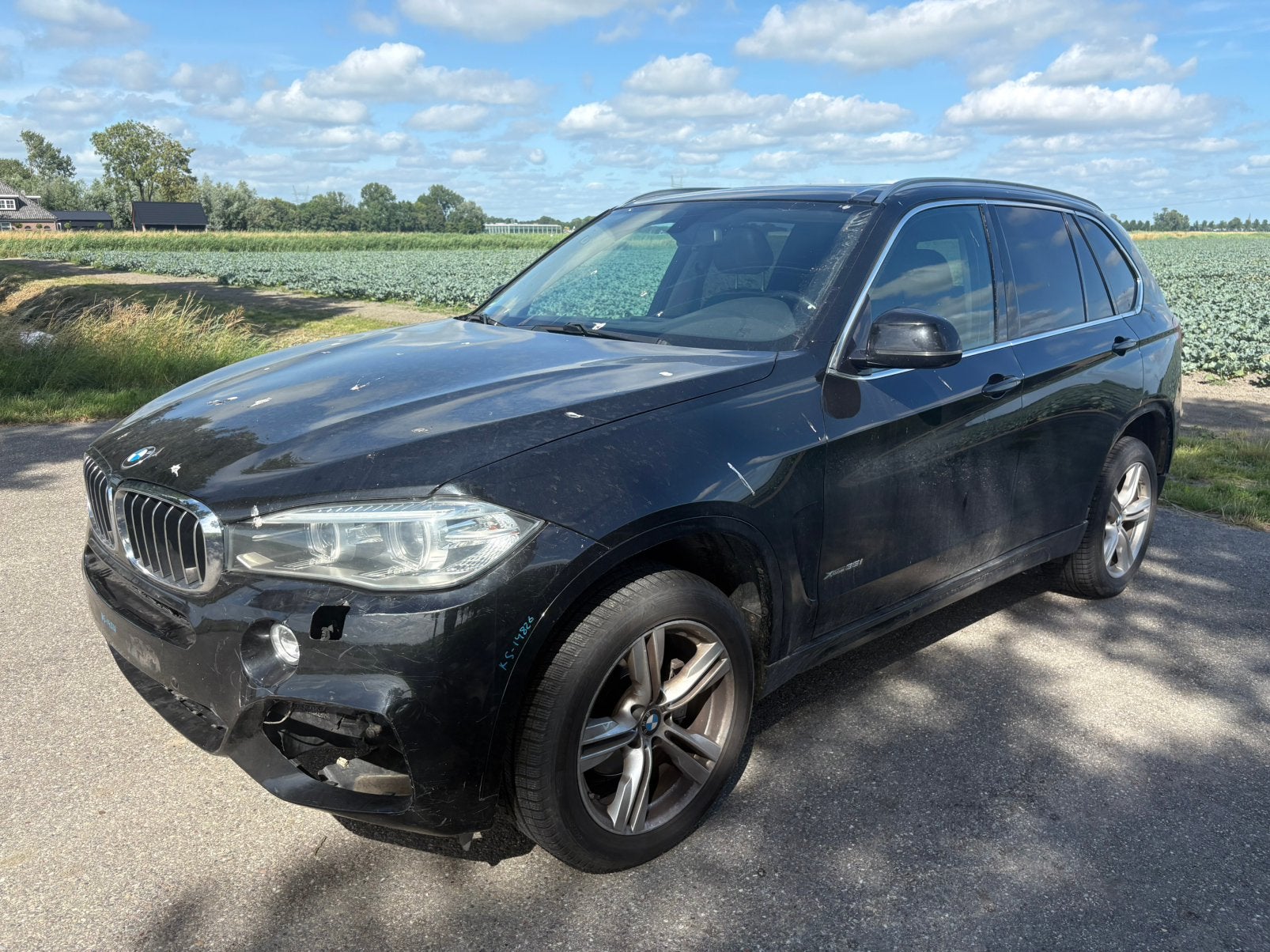 Bmw X5 F15 35i n55, Auto's, Automaat, Euro 5, Zwart, Vierwielaandrijving