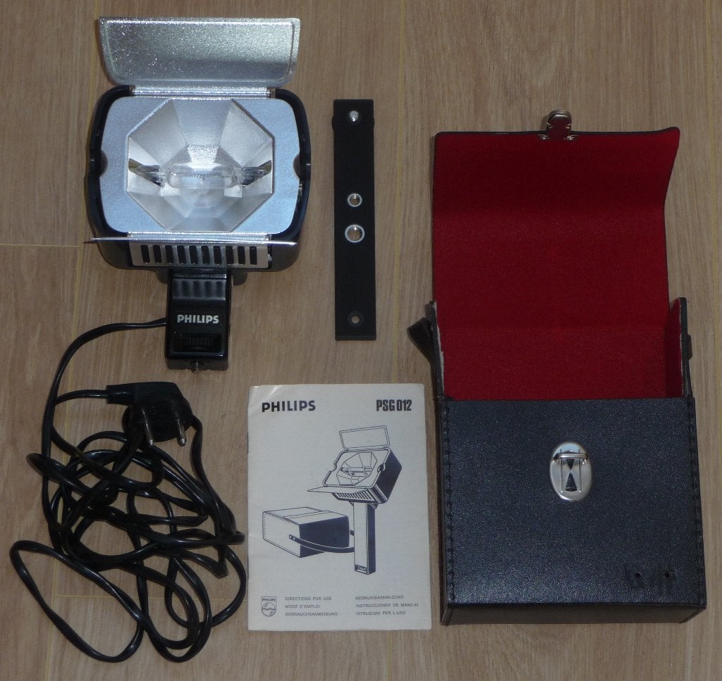 Philips PSG012 film licht movie light in originele draagtas, Verzamelen, Ophalen of Verzenden, 1960 tot 1980, Overige typen