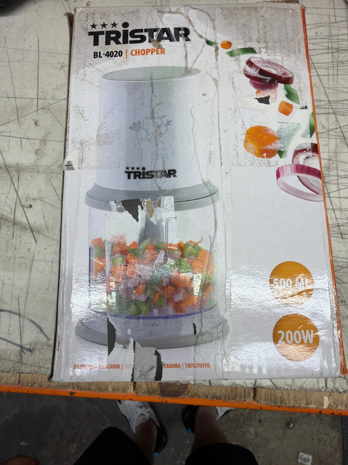 Tristar BL-4020 Chopper - Nieuw in doos, Witgoed en Apparatuur, Keukenmixers, Nieuw, Minder dan 1 liter, 1 snelheid, Ophalen of Verzenden