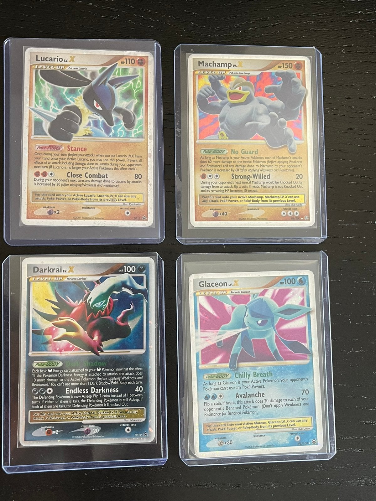Pokémon lv.X, Ophalen of Verzenden, Zo goed als nieuw, Meerdere kaarten, Foil
