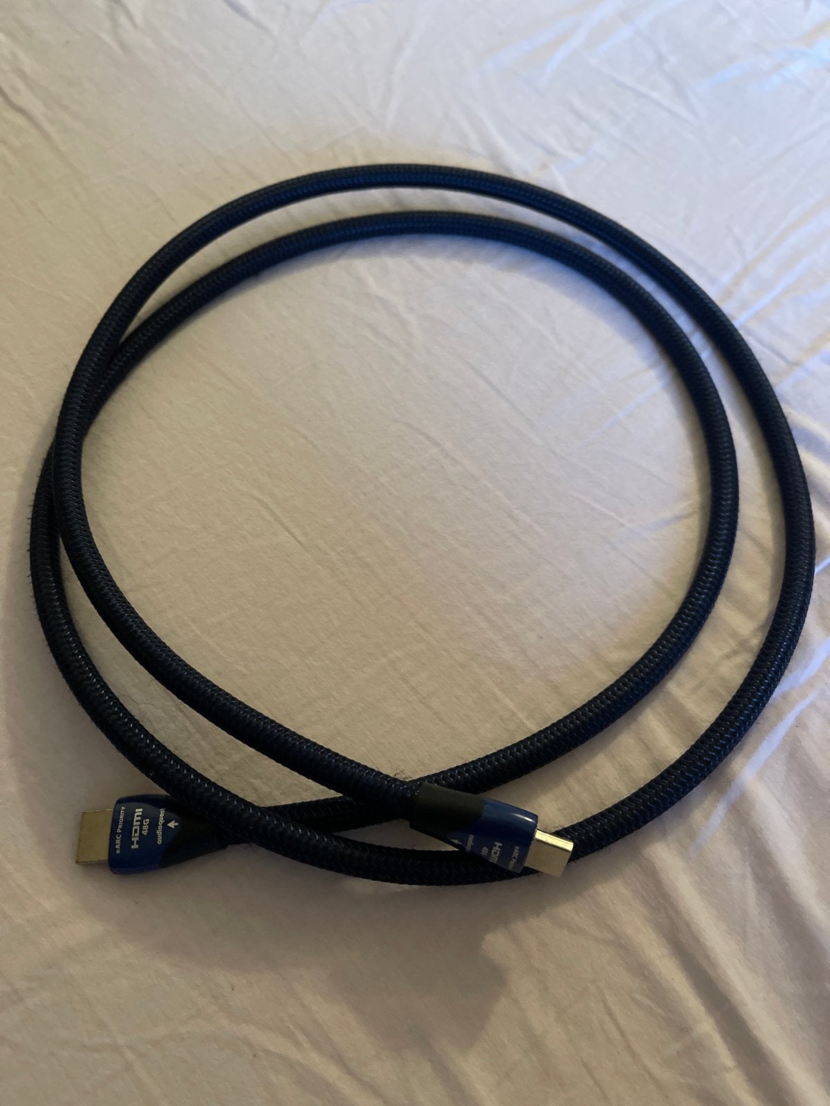 AudioQuest Vodka eARC HDMI-kabel - 1,5 meter, Audio, Tv en Foto, Ophalen of Verzenden, Zo goed als nieuw, Minder dan 2 meter, HDMI-kabel
