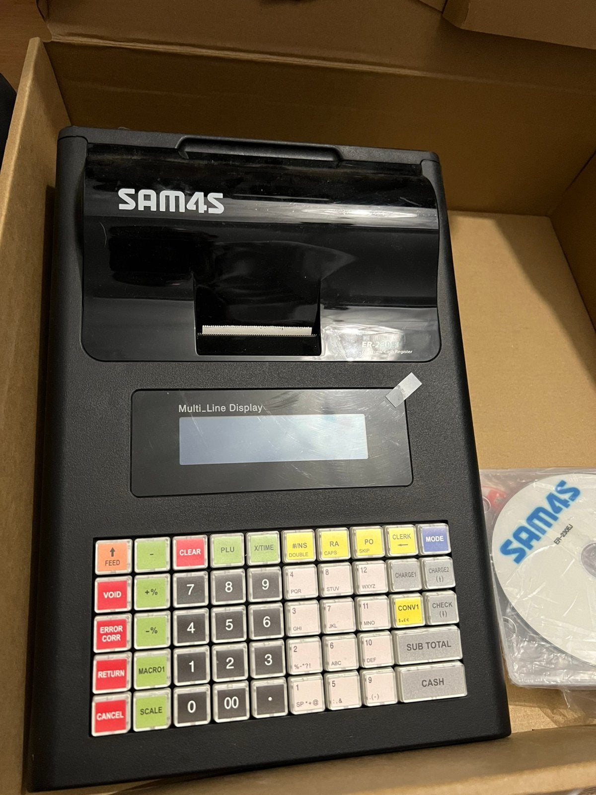 Kassa Sam4s ER-230EJ Nieuw, ongebruikt, Ophalen of Verzenden, Computers en Rekenmachines