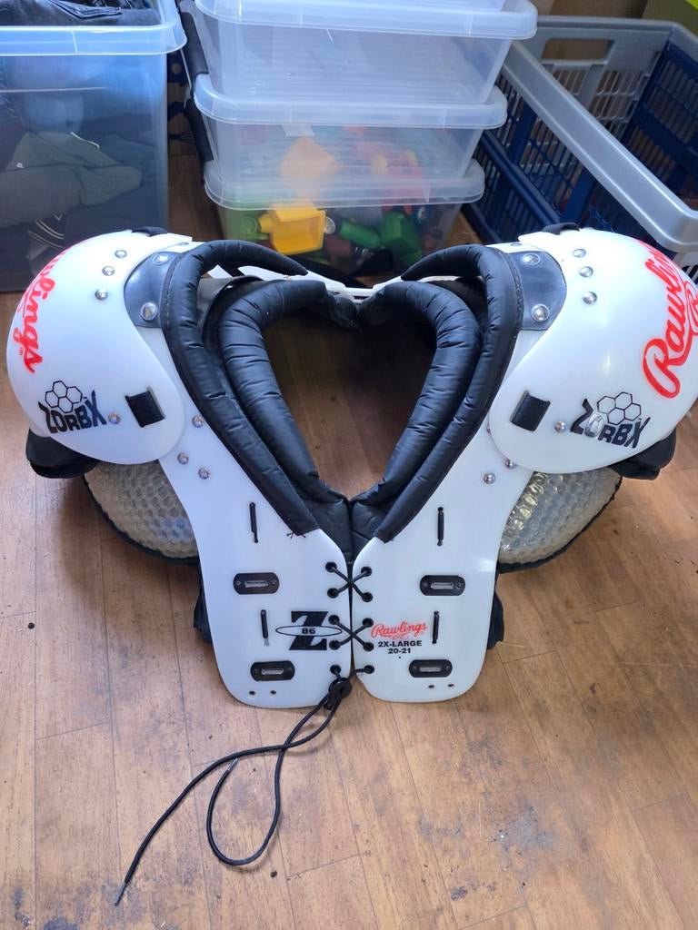 Rawlings American Football Schouderbescherming XXL, Ophalen of Verzenden, Gebruikt