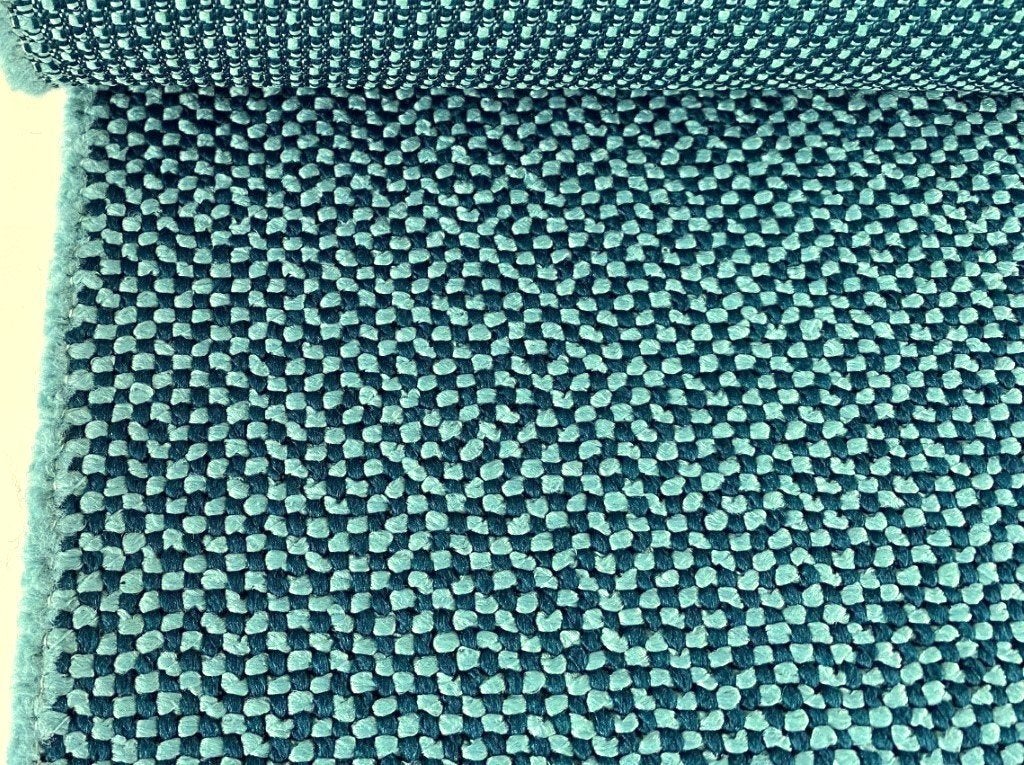 De Ploeg Bolster 48 lichtblauw+petrol 6x restant meubelstof, Overige materialen, Blauw, 120 cm of meer, Ophalen of Verzenden