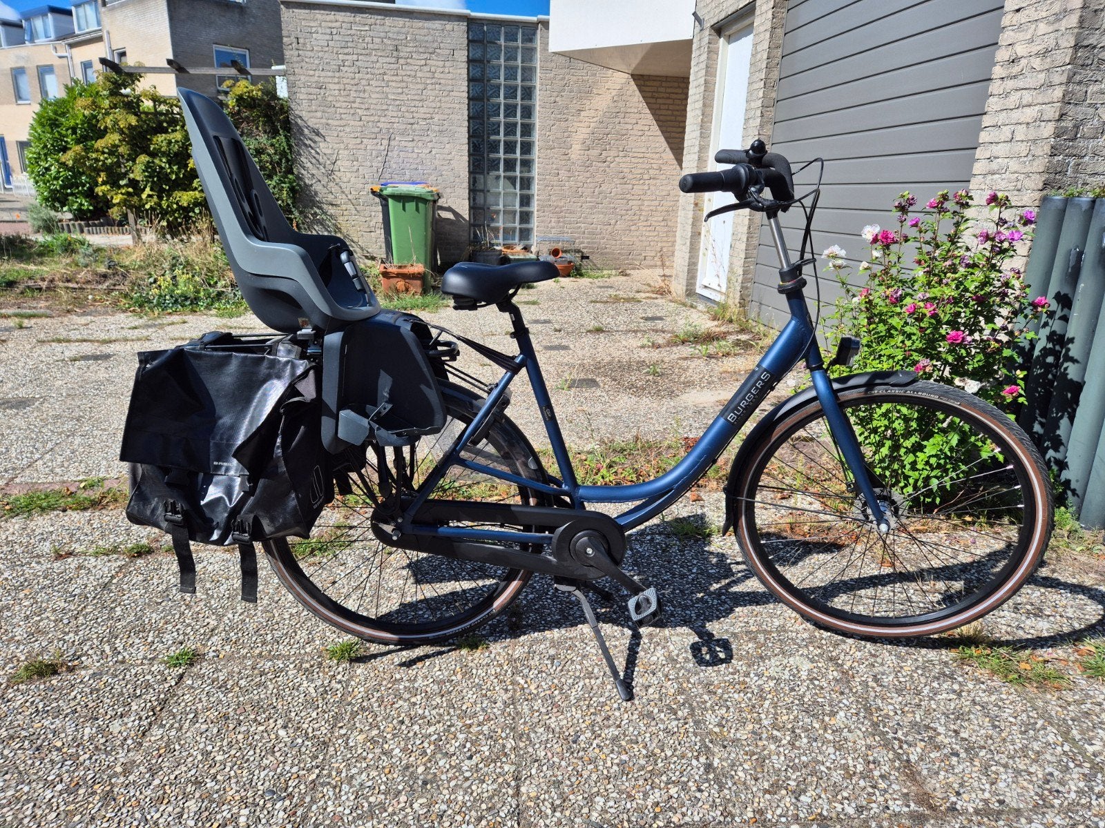 Mamafiets inclusief achterzitje, Versnellingen, Zo goed als nieuw, 1 zitje, Ophalen