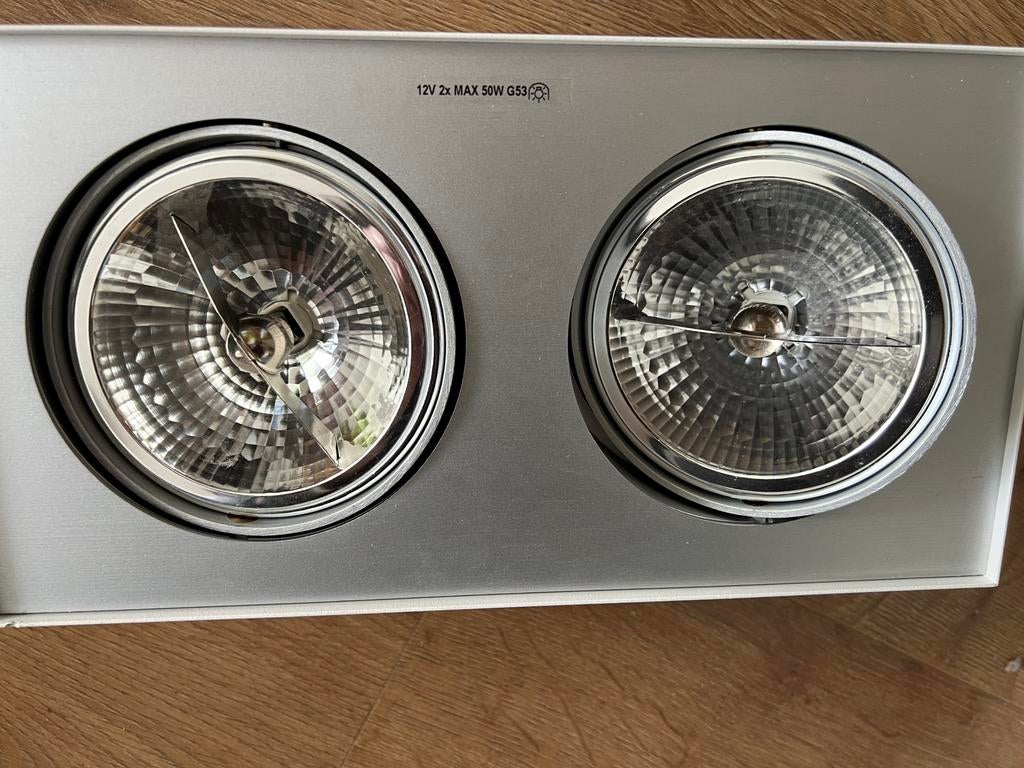 Philips Lirio design plafond lamp - met gratis extra lamp, Ophalen of Verzenden, Zo goed als nieuw, Metaal of Aluminium