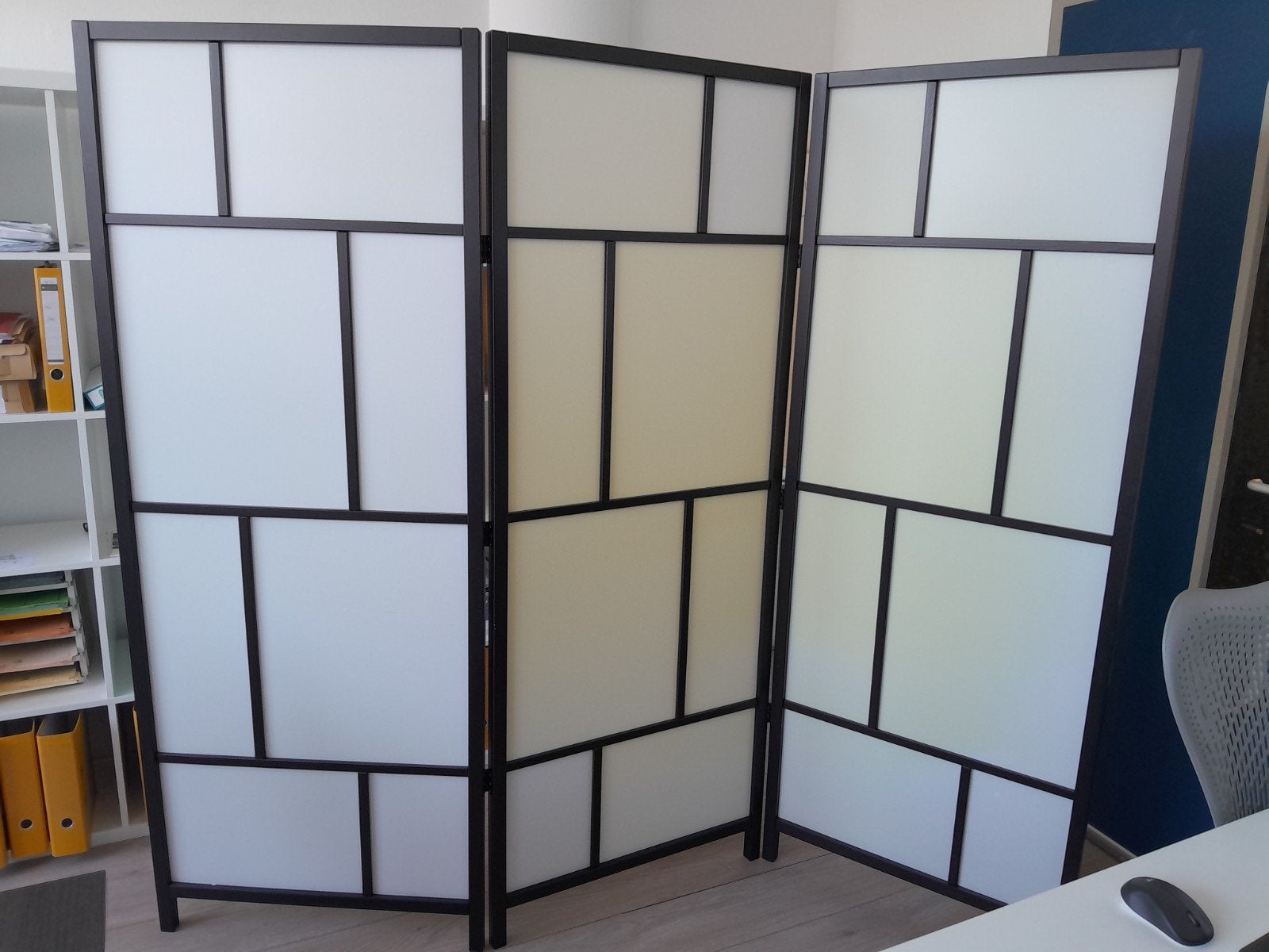 Stijlvol kamerscherm / scheidingswand met 3 panelen, Ophalen, Gebruikt