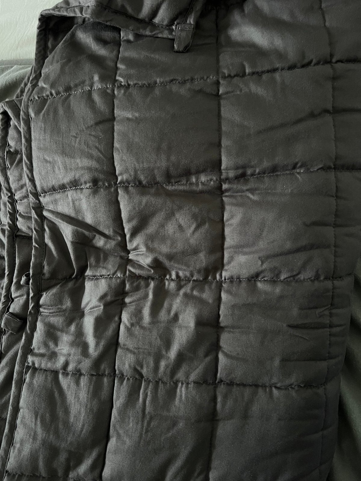 Luxe Calmzy Verzwaringsdeken 9kg – Slechts 2x gebruikt!, Ophalen, Eenpersoons, Grijs, Deken of Dekbed