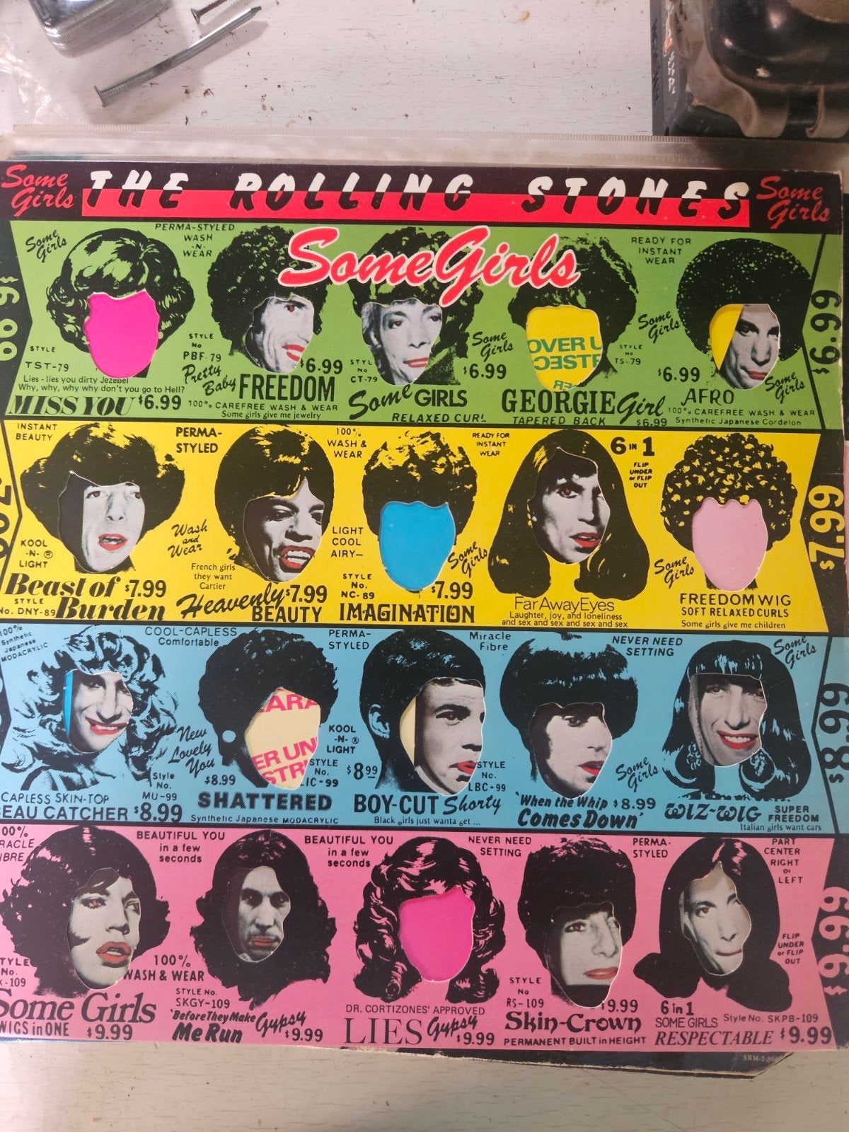 the rolling stones same girls, Ophalen of Verzenden, Zo goed als nieuw, 12 inch, Poprock