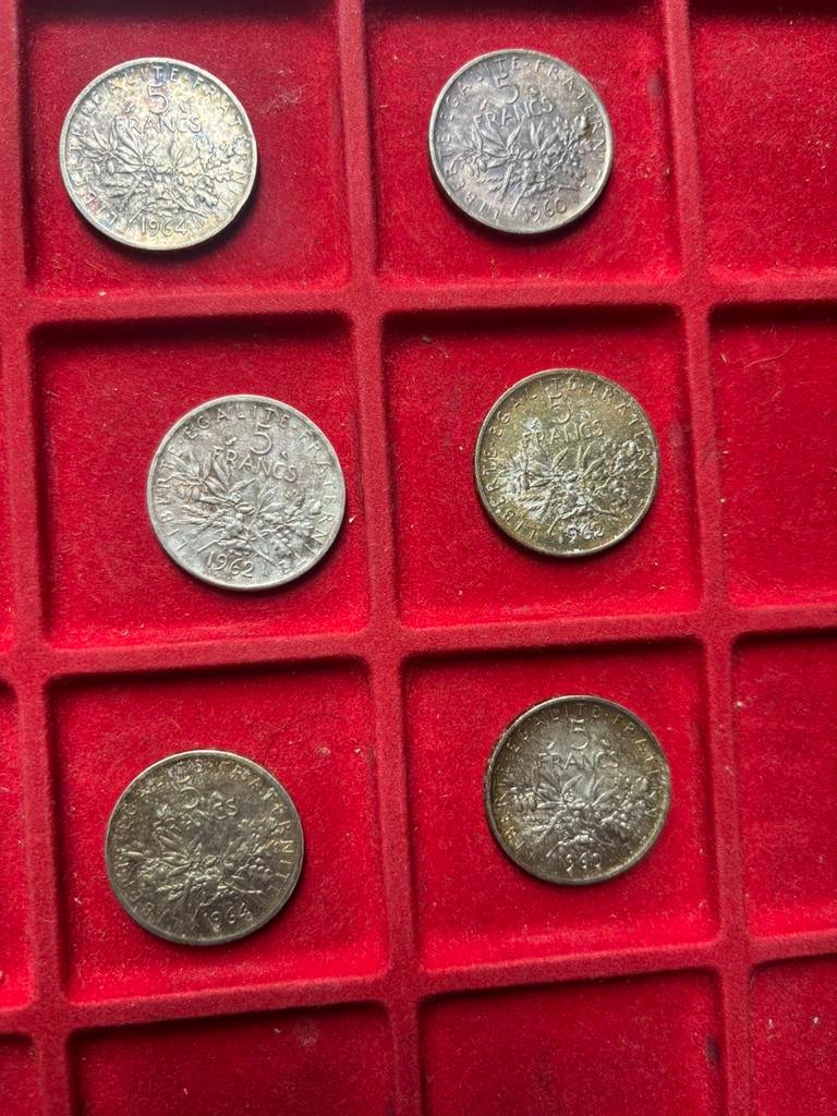5 francs, Ophalen of Verzenden, Vóór koninkrijk, Overige waardes
