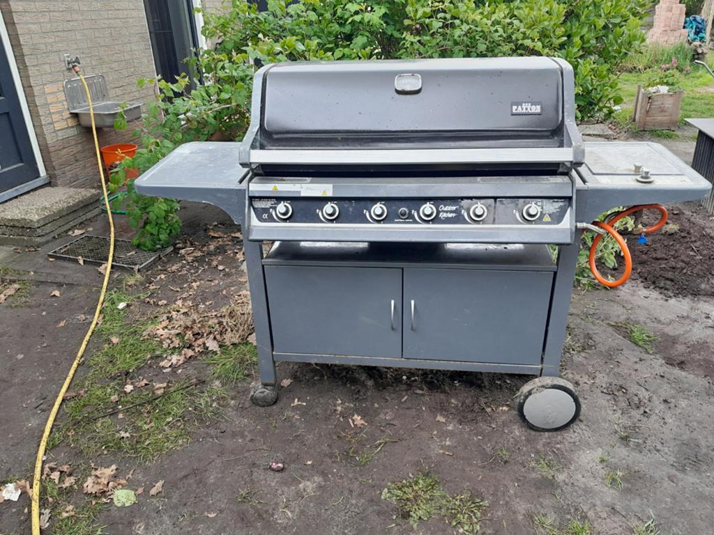 Outdoor Chef Gasbarbecue met zijbran draaispit, Ophalen, Gebruikt, Outdoor Chef