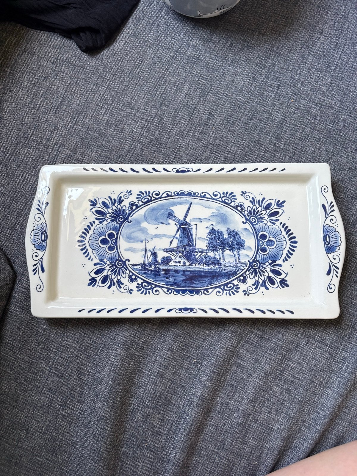 Origineel Delfts Blauw Handgeschilderd bordje, Antiek en Kunst, Ophalen of Verzenden
