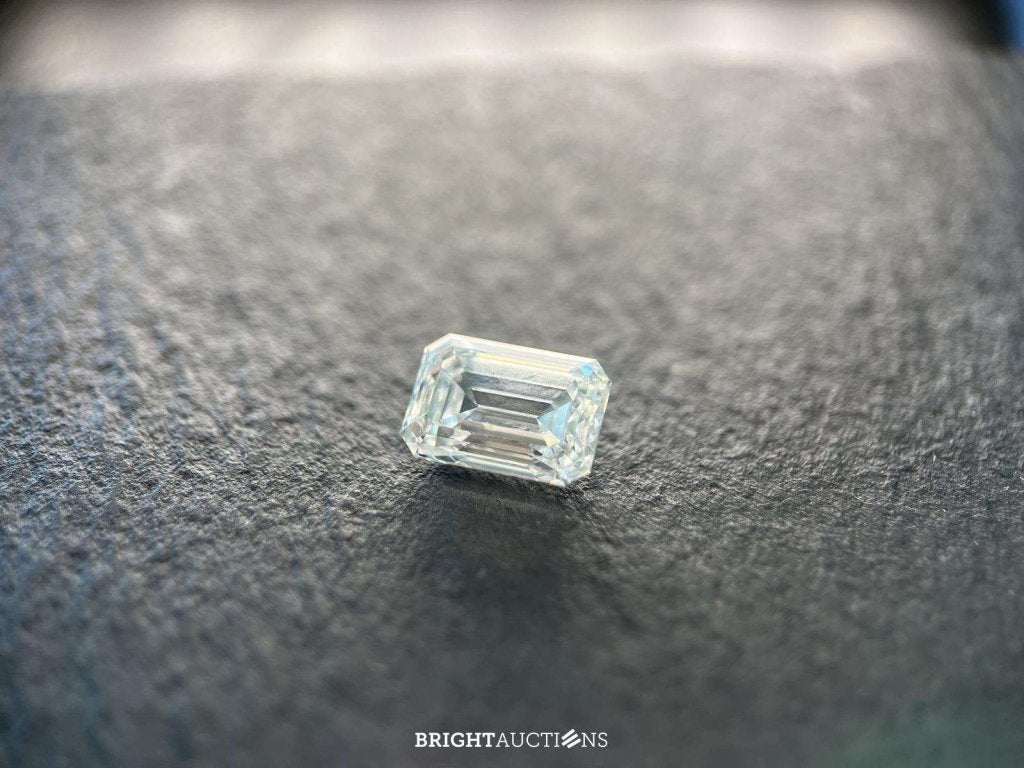 Diamant - 5.05 carat Emerald geslepen diamant (gecertificeer, Diamant, Niet ingevuld, Nieuw, Ophalen