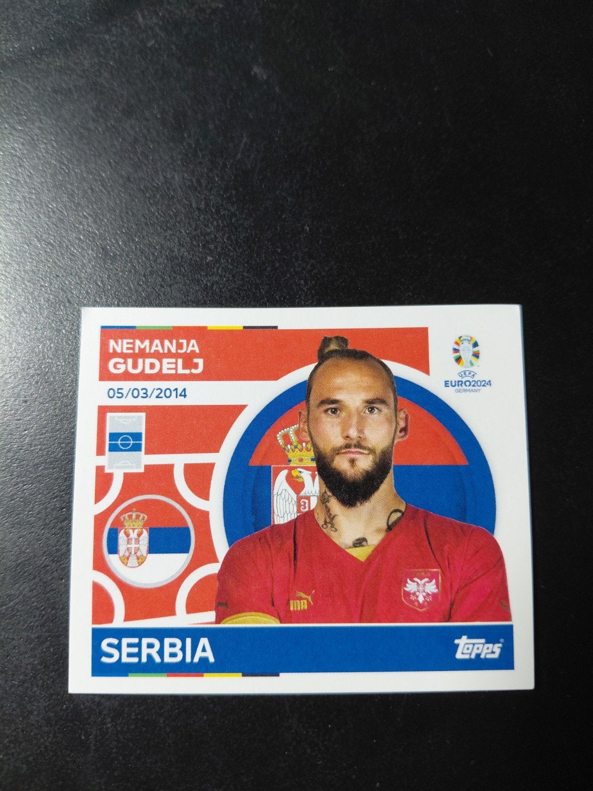 nemanja gudelj (servie/afc ajax) topps ek 2024, Ophalen of Verzenden, Nieuw, Ajax, Poster, Plaatje of Sticker