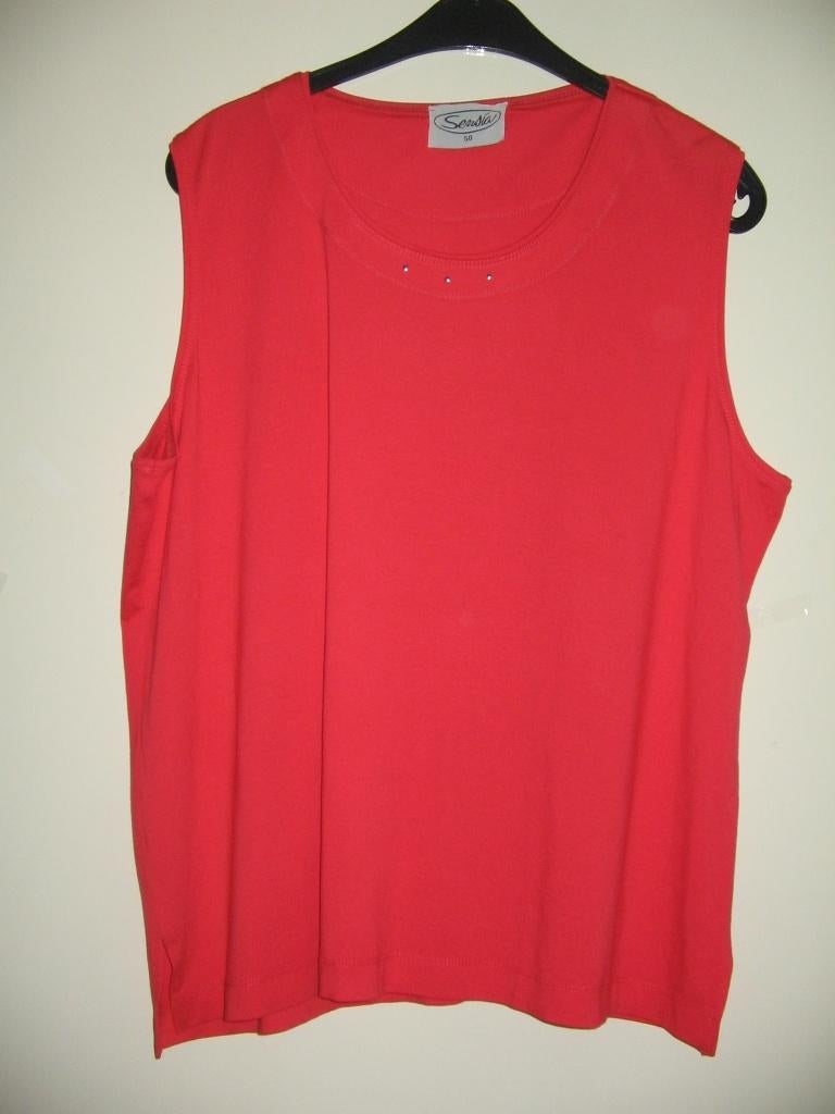 Nieuw oranje top maat 48-50 van Sensia, Nieuw, Oranje, Sensia, Shirt of Top