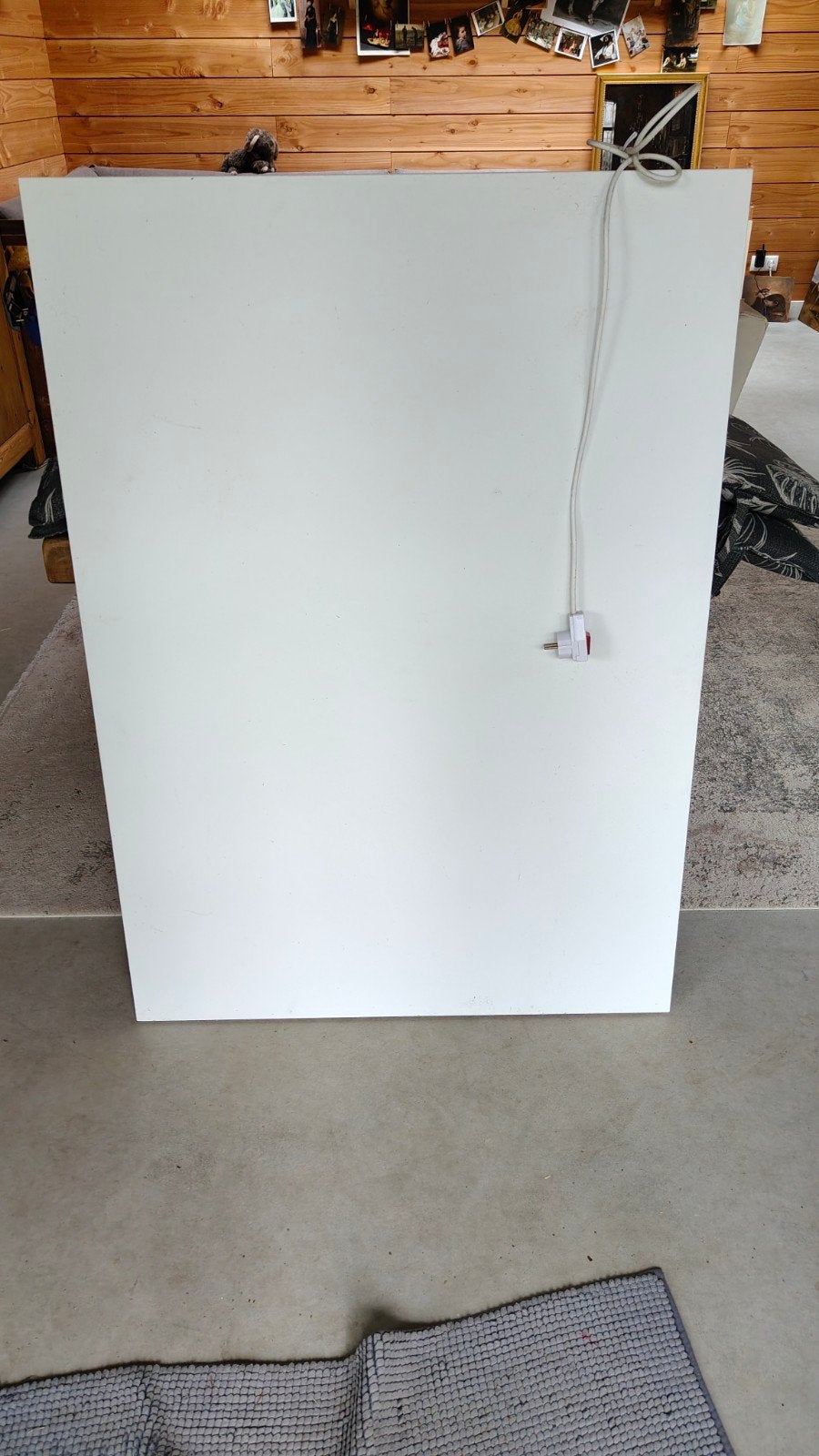 Infrarood verwarmingspaneel 1000W met ophangbeugel. 120x85cm, Ophalen, Gebruikt, Overige typen, 60 tot 150 cm