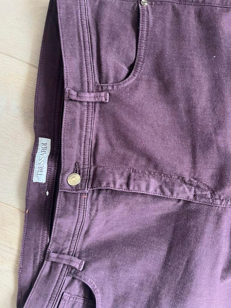 Trussardi Jeans, kleur Burgundy, Paars, Maat 42/44 (L), Ophalen of Verzenden, Zo goed als nieuw