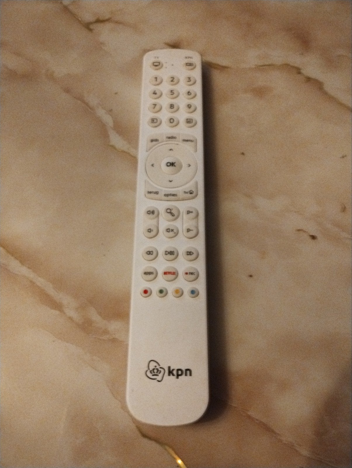 KPN afstandsbediening voor TV en ontvanger, Audio, Tv en Foto, Ophalen, Gebruikt, Origineel, Receiver of Versterker