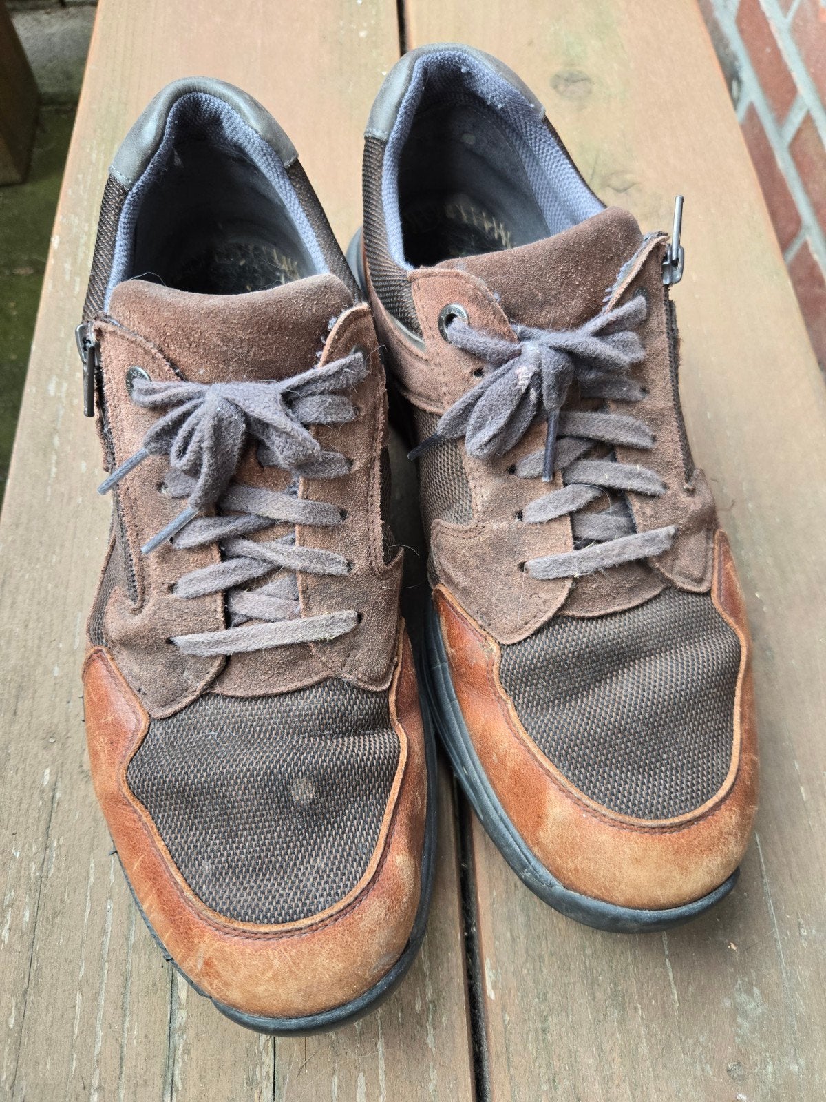 Xsensible Stretchwalker schoenen maat 46, Bruin, Ophalen of Verzenden, Sneakers of Gympen, Gedragen
