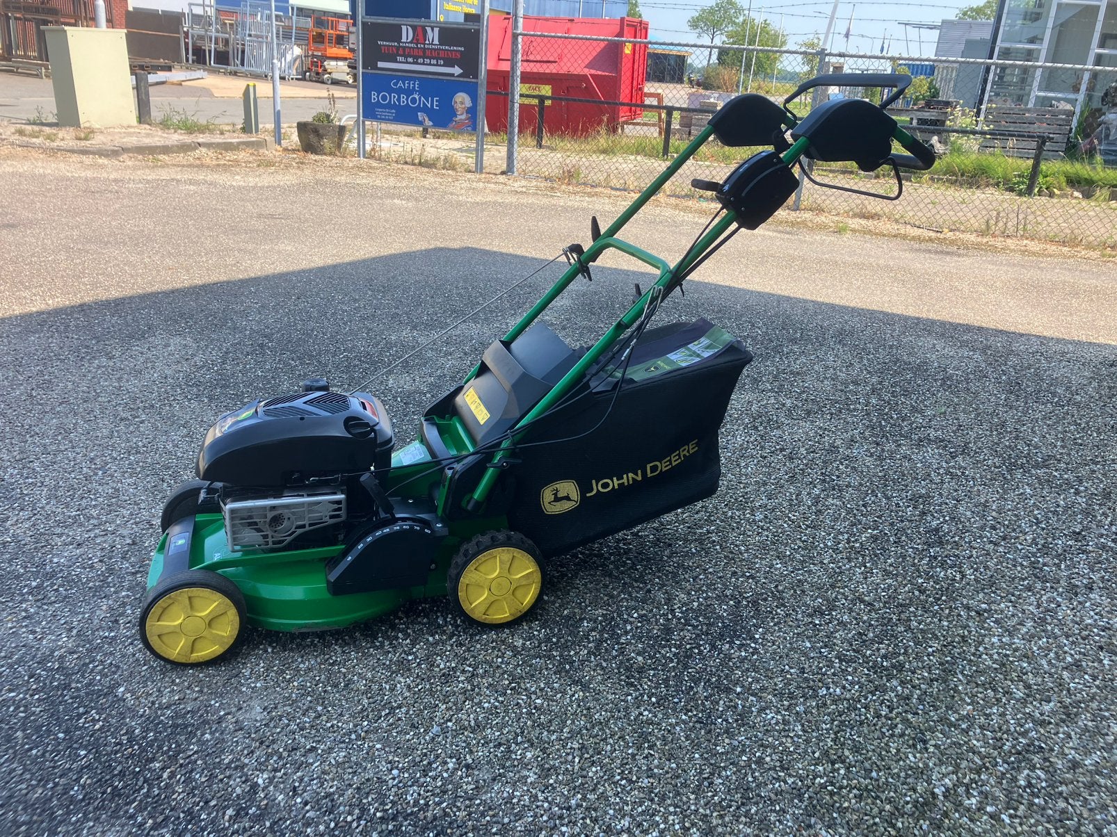 Nette topkwaliteit John deere R43V grasmaaier aluminium hydr, Ophalen, Zo goed als nieuw, 50 cm of meer