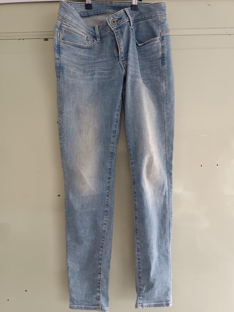 G-Star Midge Zip Skinny Jeans W29 L30, Blauw, Ophalen of Verzenden, Zo goed als nieuw, W28 - W29 (confectie 36)