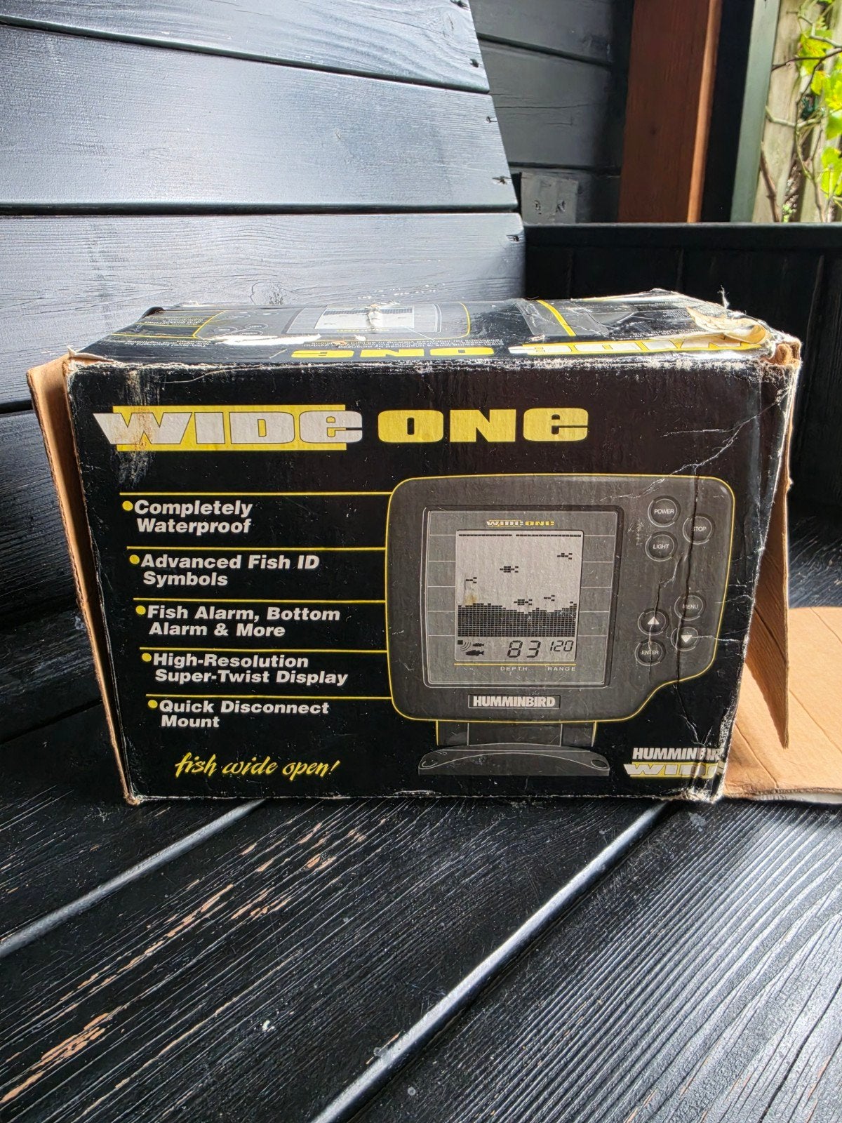 Humminbird Wide One Fishfinder - Waterdicht en Compleet, Ophalen of Verzenden