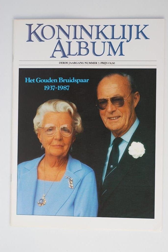 Koninklijk Album Vorsten 1987 - Gouden Bruidspaar J&B, Verzenden, Zo goed als nieuw