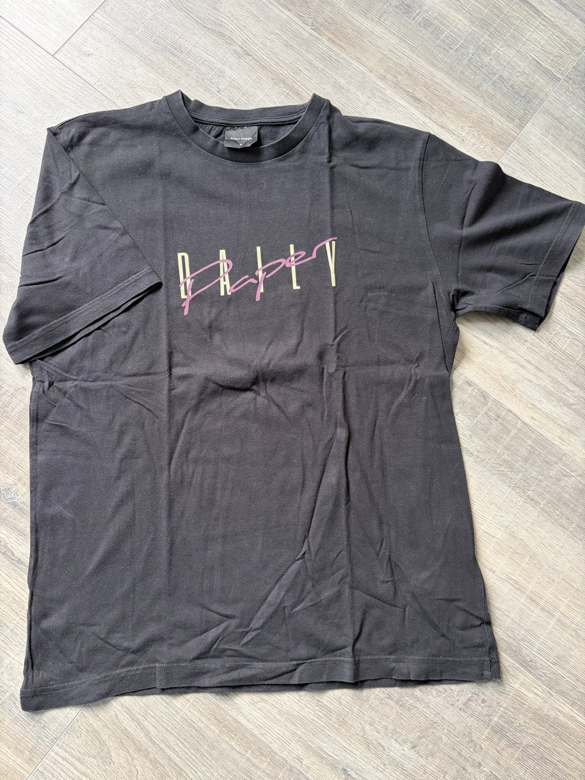 Daily Paper T-shirt Maat M, Ophalen of Verzenden, Gedragen, Maat 48/50 (M), Zwart