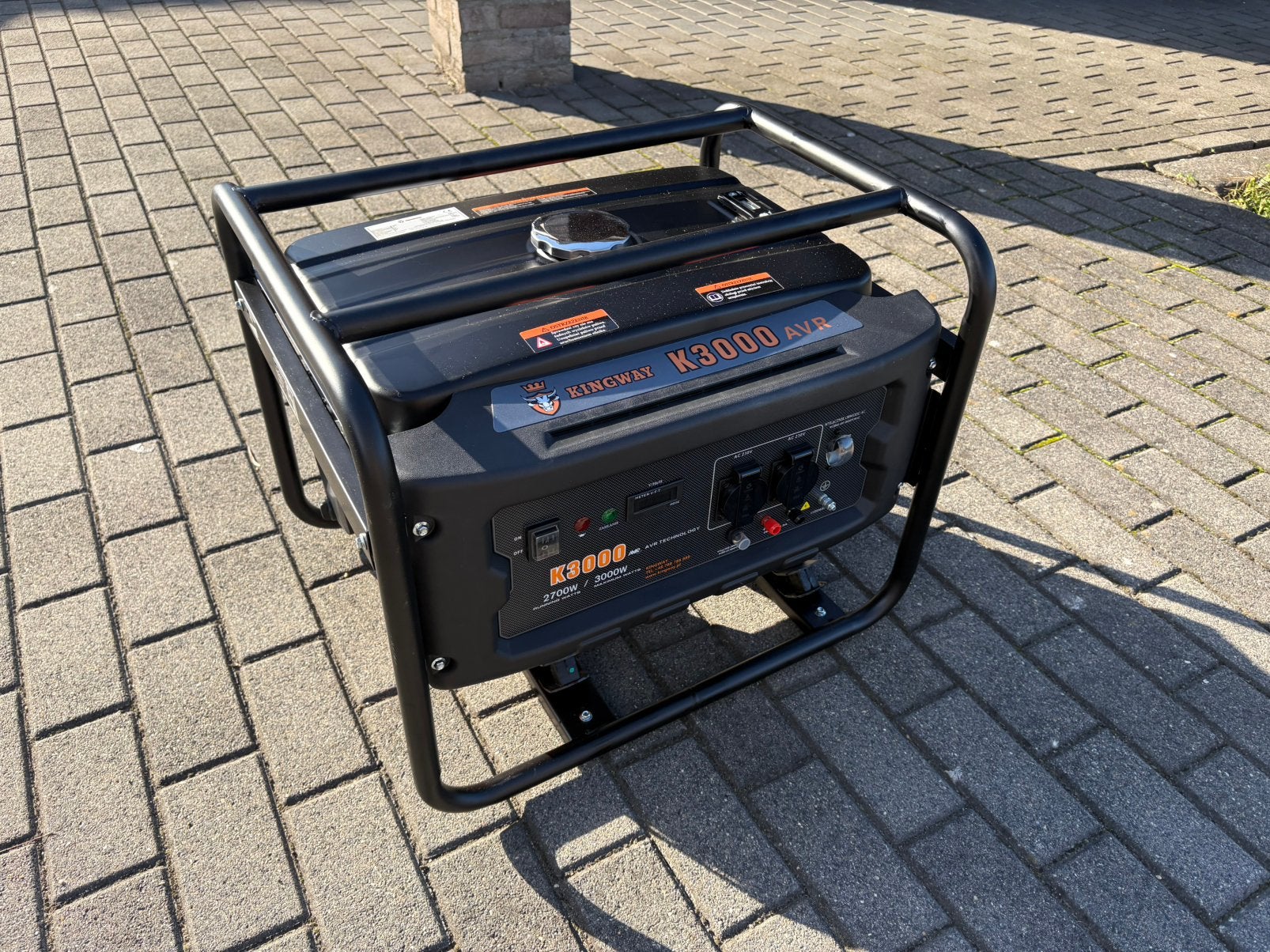 Kingway K3000 benzine aggregaat – 3000W, Doe-het-zelf en Verbouw, Ophalen, Nieuw, Minder dan 5 kVA, Benzine