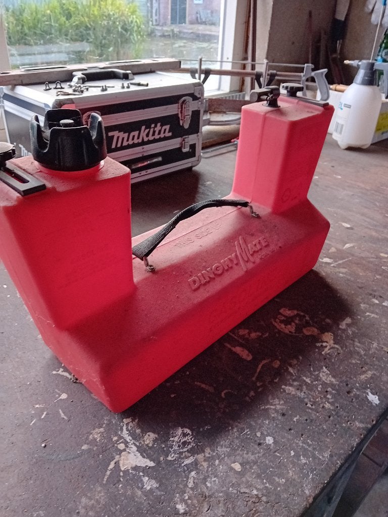 Brandstoftank dinghymate, Ophalen, Gebruikt, Motor en Techniek