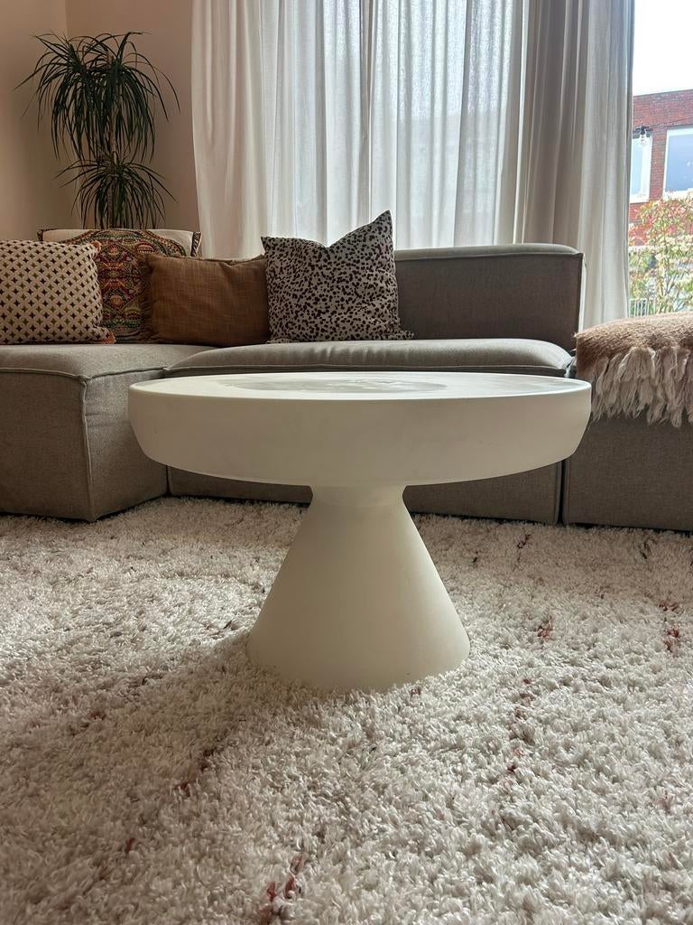 Bijzettafel Dijon, Ophalen, 50 tot 100 cm, Rond, Zo goed als nieuw