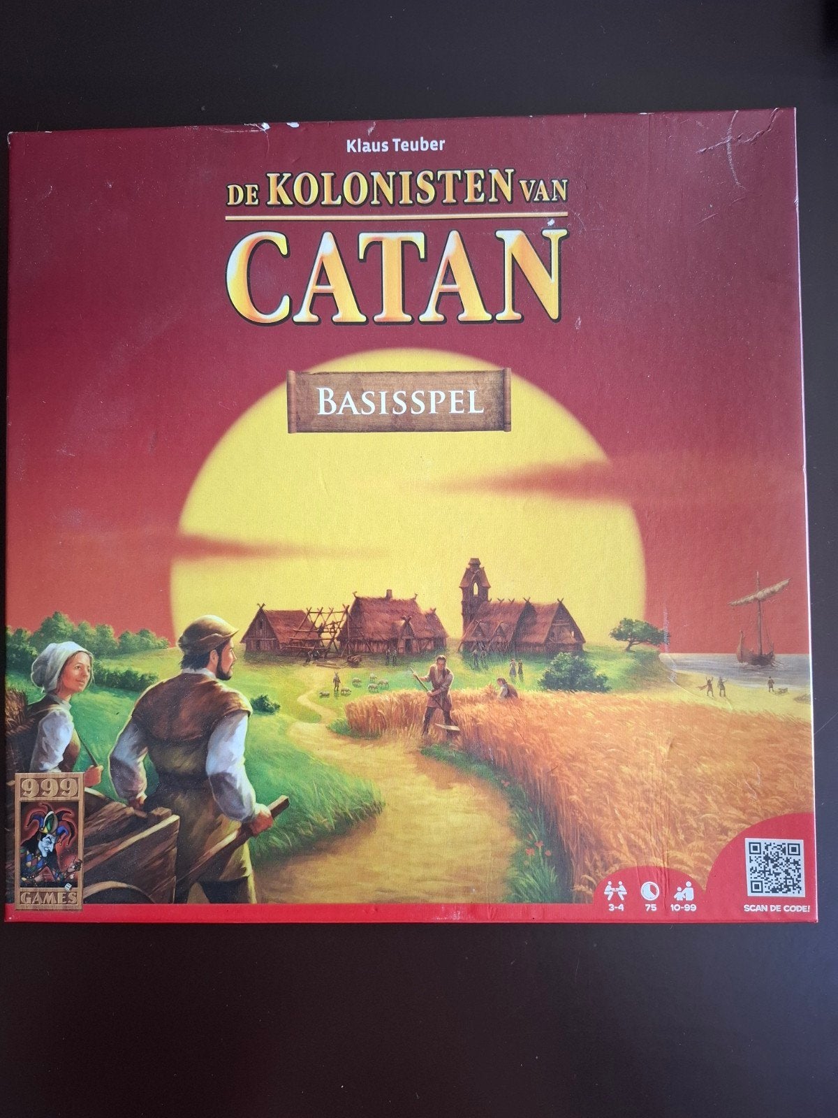 De Kolonisten van Catan - Basisspel, Hobby en Vrije tijd, Gezelschapsspellen | Bordspellen, Drie of vier spelers, Ophalen of Verzenden