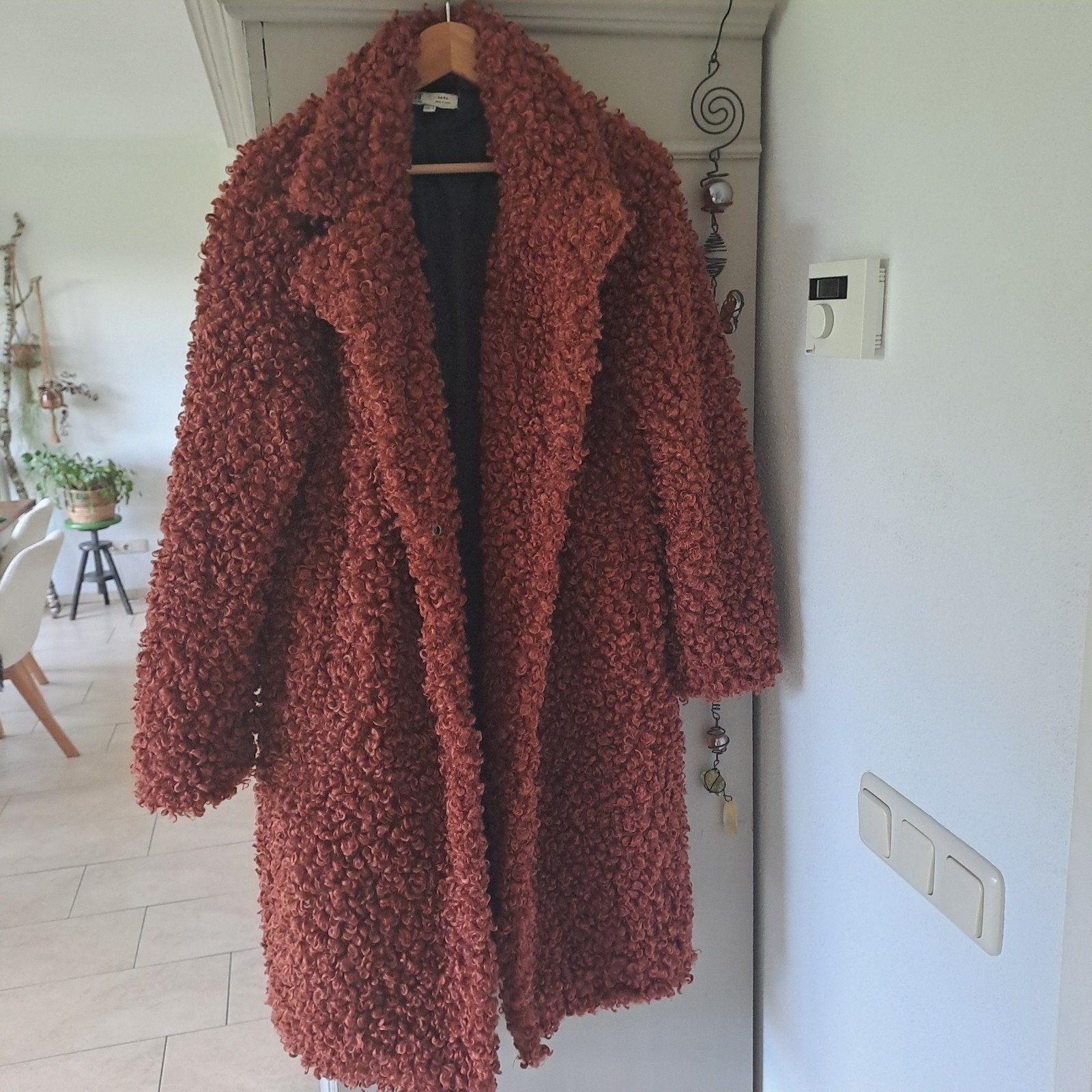 Teddy lange jas van Zara maat S, Overige kleuren, Zara, Ophalen of Verzenden, Zo goed als nieuw