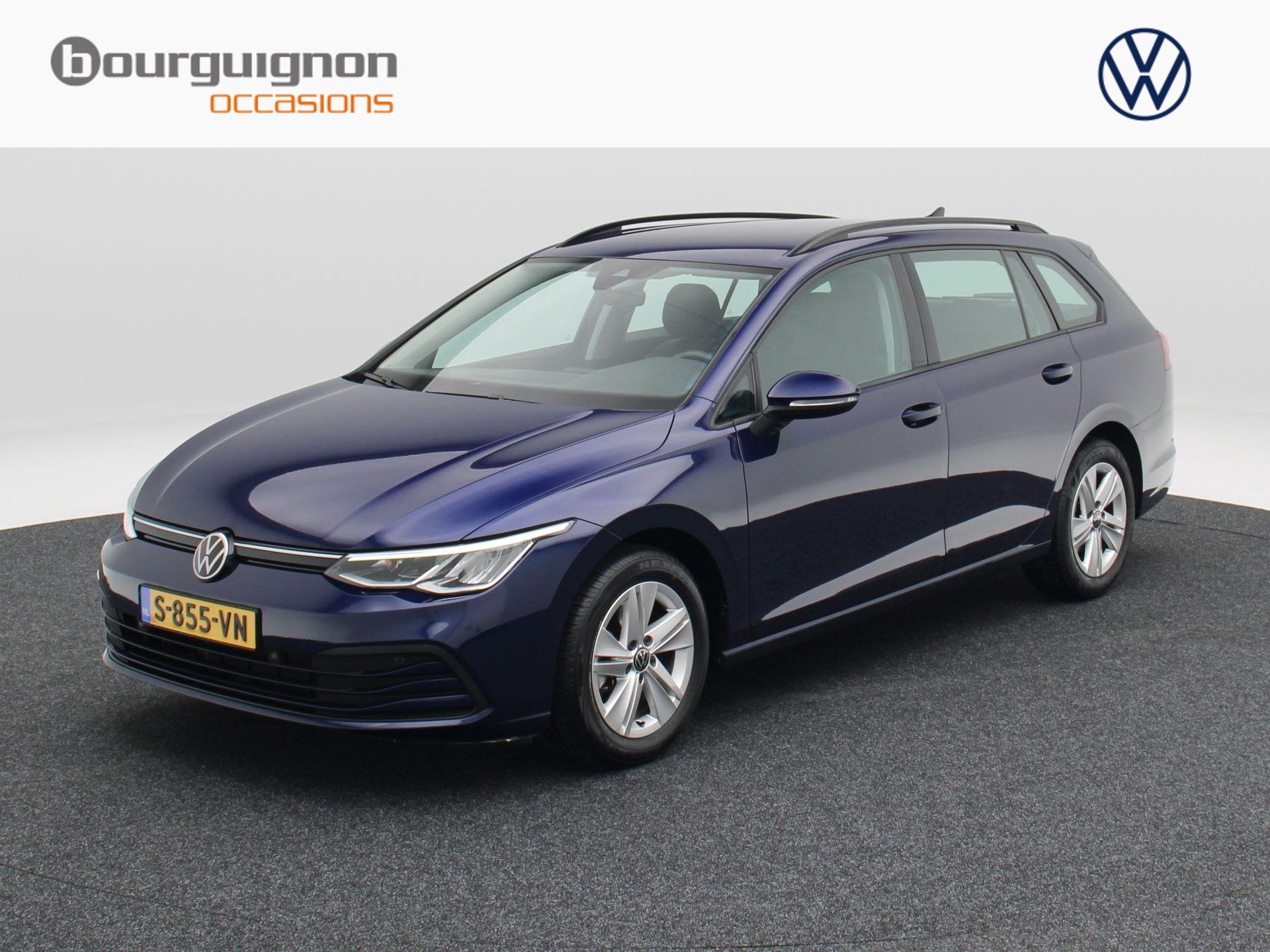 Volkswagen Golf Variant 1.0 TSi 110 Pk Life | Adaptive Cruis, Auto's, Dealer onderhouden, Stof, Gebruikt, Blauw