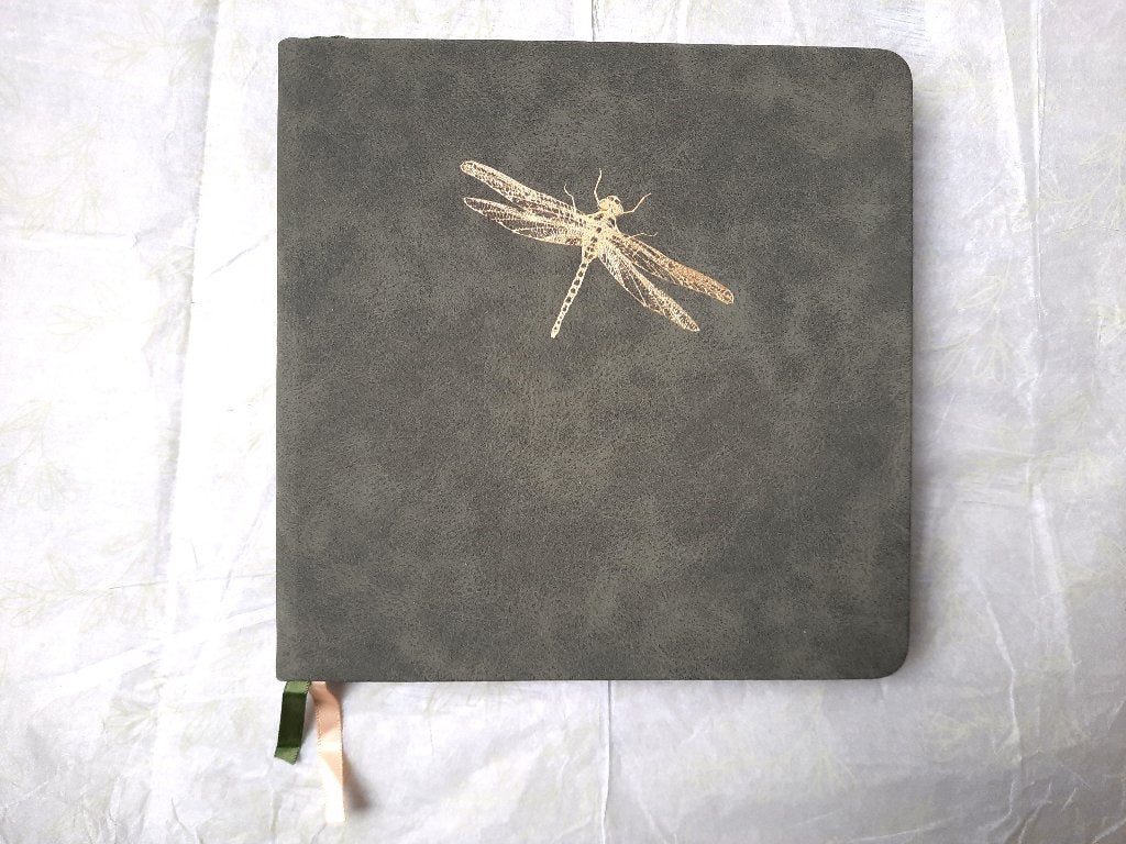 Journal This vierkante journal Dragonfly groen, Diversen, Notitieboeken, Ophalen of Verzenden, Nieuw