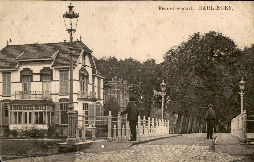 Harlingen - Franekerpoort, Ophalen of Verzenden, Voor 1920, Gelopen, Friesland