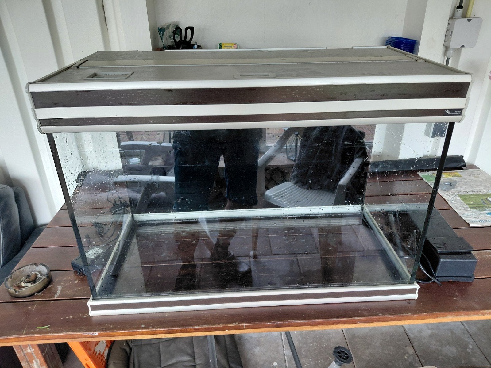 te koop aquarium, Ophalen, Zo goed als nieuw, Leeg aquarium