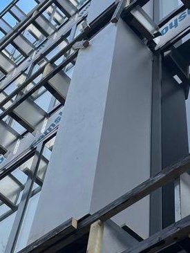 Partij gevelbekleding plaat hpl trespa rockpanel eternit, Doe-het-zelf en Verbouw, Platen en Panelen, Ophalen, Zo goed als nieuw