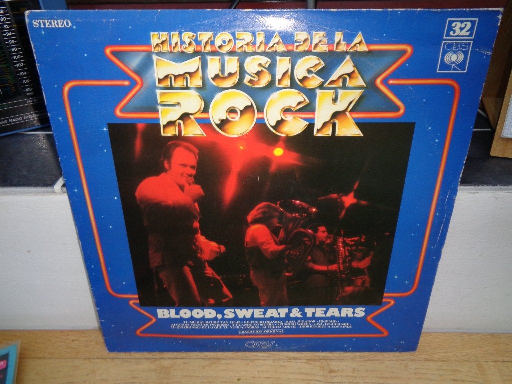Blood, Sweat & Tears LP "Historia de la Musica Rock"- Spanje, LP, Gebruikt, Verzenden, Beschermende buitenhoes