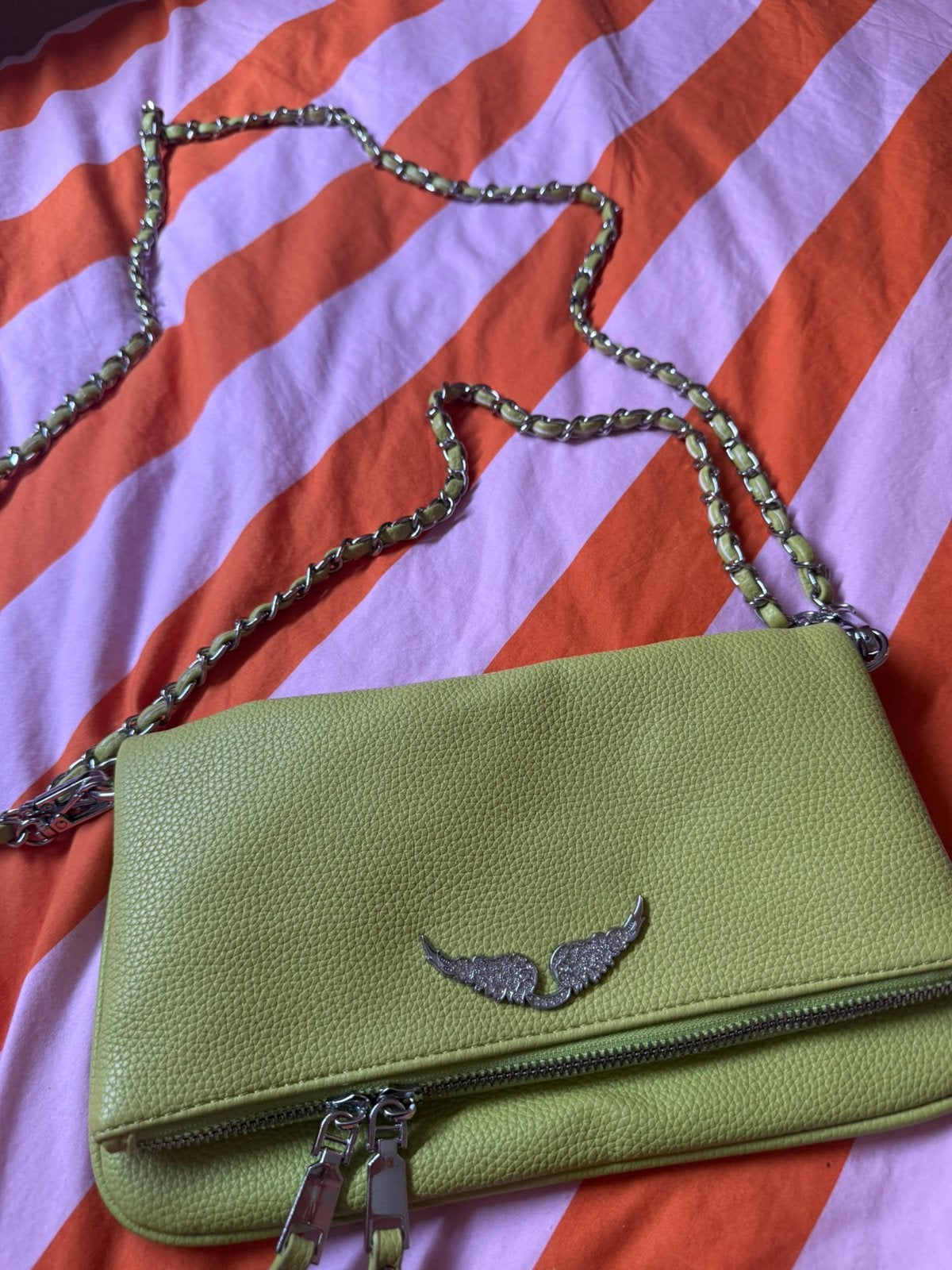 Zadig & Voltaire schoudertas, Sieraden, Tassen en Uiterlijk, Tassen | Damestassen, Ophalen of Verzenden, Zo goed als nieuw, Groen