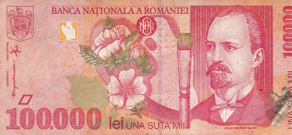 ROMANIA 1998    100.000  LEI, Postzegels en Munten, Bankbiljetten | Europa | Niet-Eurobiljetten, Ophalen of Verzenden, Overige landen